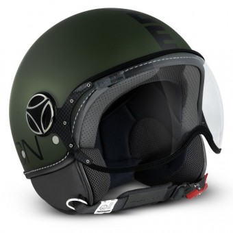 Helmet Momo Design Demi Jet Fgtr Classic Grey Matt