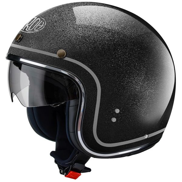 black glitter motorcycle helmet