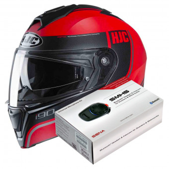 Hjc i90 helmet bluetooth hot sale