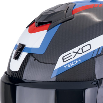 Scorpion Exo Tech Evo Carbon Cosy Black Blue Red