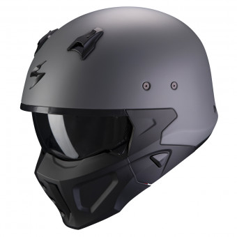 motorcycle helmet with removable chin guard