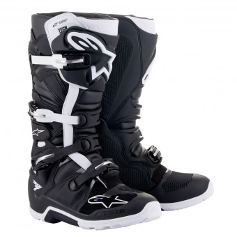 Motocross Boots Alpinestars Tech 7 Enduro Drystar Black White