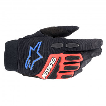 Motocross Gloves Alpinestars Full Bore XT Black Bright Red Blue