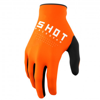 Motocross Gloves SHOT Raw Orange