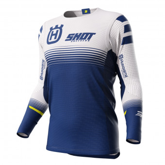 Motocross Jerseys SHOT Aerolite Husqvarna Limited Edition 2023 Blue in ...