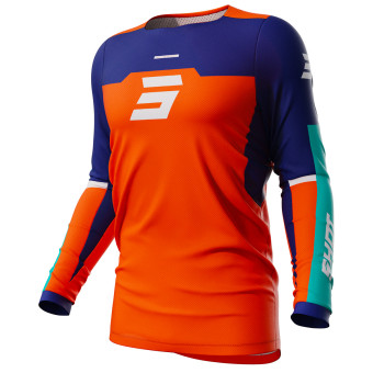 Motocross Jerseys SHOT Contact Iron Orange