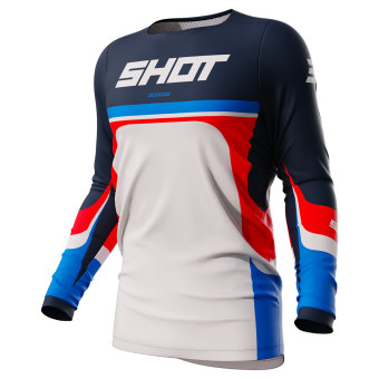 Motocross Jerseys SHOT Contact Legend Blue ready to ship | iCasque.co.uk