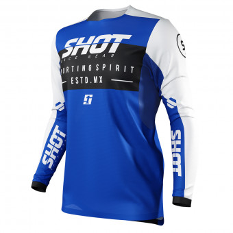 Motocross Jerseys SHOT Contact Spirit Blue