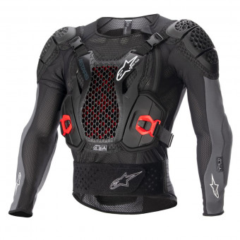 Motocross Protective Vest Alpinestars Bionic Plus V2 Black Anthracite Red