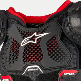 Alpinestars Bionic Action Kickstart Chest Guard Black Red