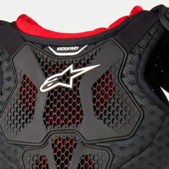 Alpinestars Bionic Action Kickstart Chest Guard Black Red