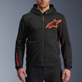 Alpinestars Chrome Air Sport Black Red Fluo