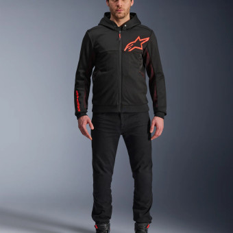 Alpinestars Chrome Air Sport Black Red Fluo