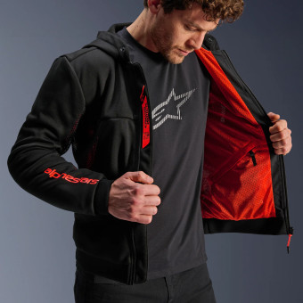 Alpinestars Chrome Air Sport Black Red Fluo