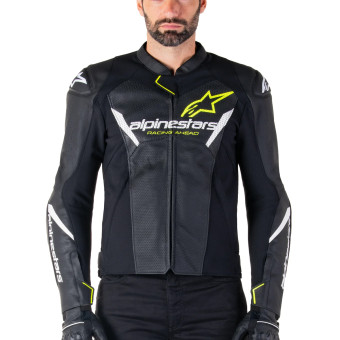 Alpinestars Faster V3 Airflow Black White Yellow Fluo