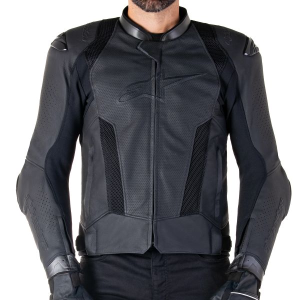 Motorcycle jacket Alpinestars Missile V3 Airflow Black Black in stock ...