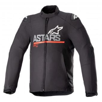 Motorcycle Jackets Alpinestars SMX Waterproof Black Dark Grey Bright Red