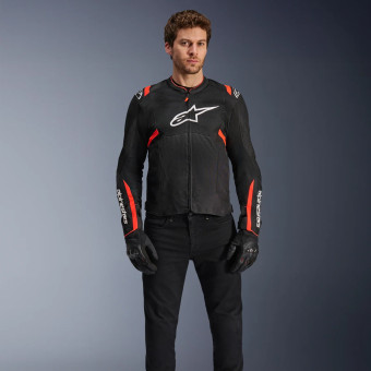 Alpinestars T-SPS Air V2 Black Red Fluo