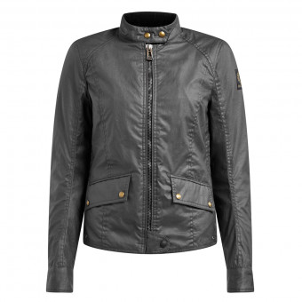 Motorcycle Jackets Belstaff Antrim Lady Wax Coton Black