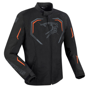 Motorcycle Jackets Bering Dundy Black Orange