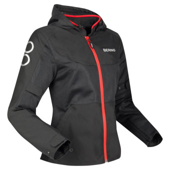 Motorcycle Jackets Bering Lady Profil Black Red