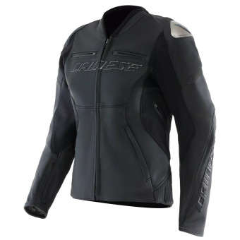 Motorcycle Jackets Dainese Racing 5 Leather Woman Black