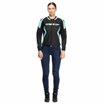 Dainese Racing 5 Leather Woman Black Water