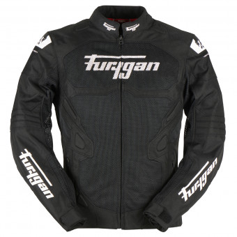 Motorcycle Jackets Furygan Atom Vented Evo Black White