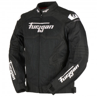 Furygan Atom Vented Evo Black White