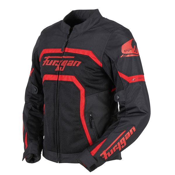 Motorcycle jacket Furygan Mystic Evo Vented Black Red in stock ...