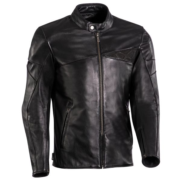 Motorcycle jacket Ixon Cranky Black at the best price | iCasque.co.uk