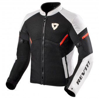 Motorcycle Jackets REV'IT GT-R Air 3 White Neon Red