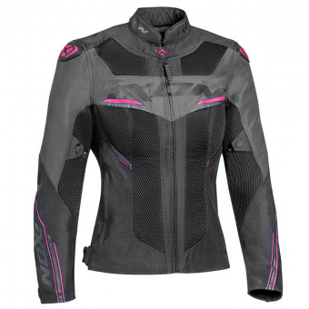 Motorcycle Jackets Ixon Draco Lady Black Anthracite Fuschia