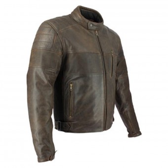 Motorcycle jacket Soubirac Frisco II Brown at the best price | iCasque ...