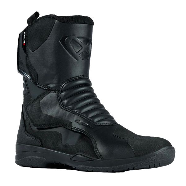 Motorcycle boots Ixon Midgard WP Black ready to ship iCasque