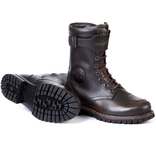 Motorcycle Boots Stylmartin Rocket Brown Ready To Ship | ICasque.co.uk