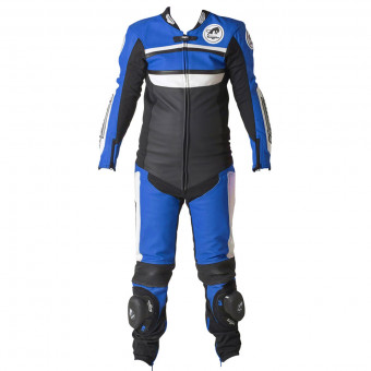 Leather Motorcycle Suits Furygan Combi Junior Evo Black Blue White