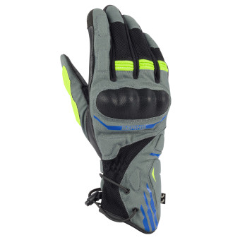 Motorcycle Gloves Bering Bakundu Grey Black Blue Glove