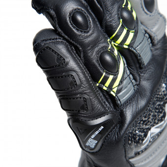 Dainese Druid 4 Black Charcoal Grey Yellow Fluo