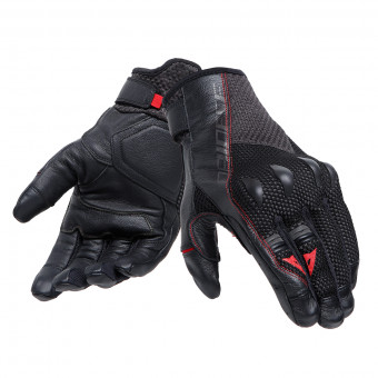 Motorcycle Gloves Dainese Karakum Ergo-Tek Black Black