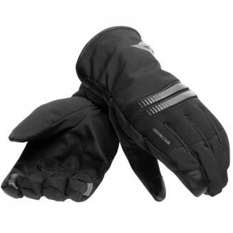 Motorcycle Gloves Dainese Plaza 3 D-Dry Black Anthracite