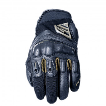 Motorcycle Gloves Five RS2 21 Black Kaki