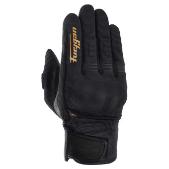 Motorcycle Gloves Furygan Jet Lady D3O Black Gold