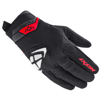 Motorcycle Gloves Ixon Mig 2 Airflow Black White Red