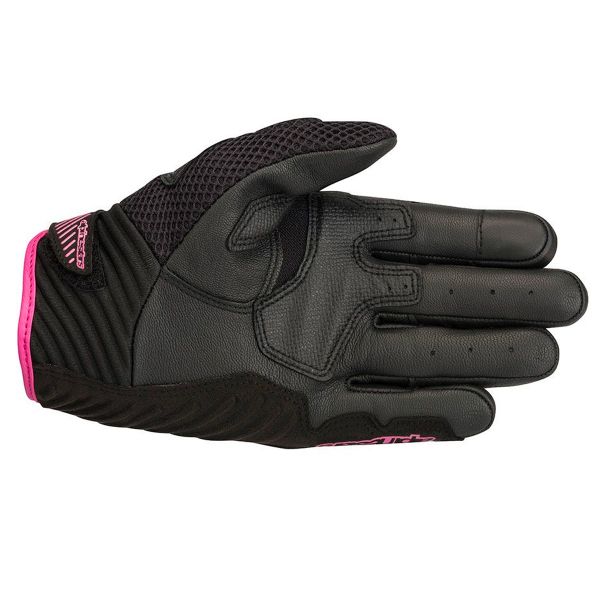 Motorcycle gloves Alpinestars Stella SMX-1 Air V2 Black Fuchsia at the ...