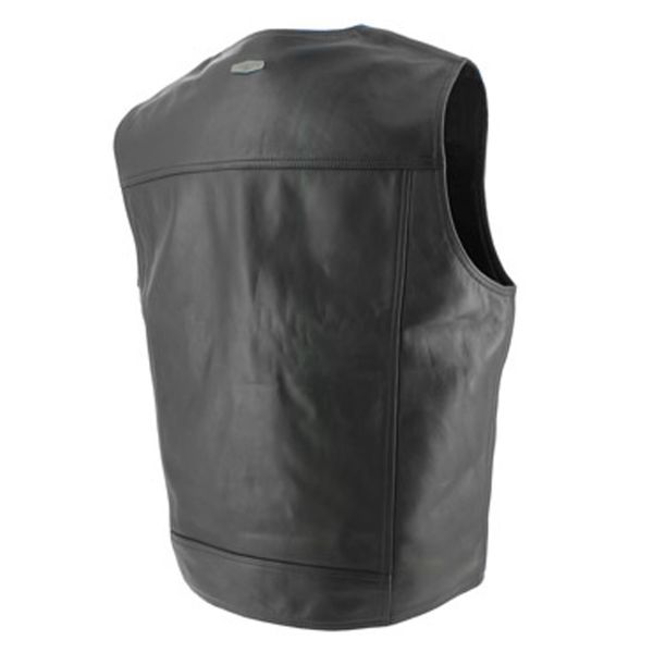 Motorcycle vest Soubirac Gilet Black Leather at the best price