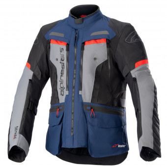 Motorcycle Coats Alpinestars Bogota Pro Drystar Dark Blue Black Bright Red