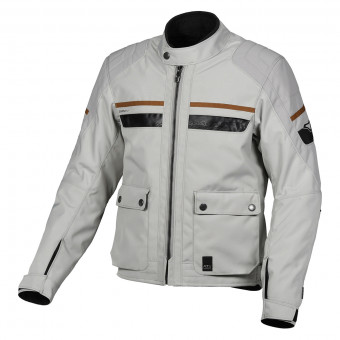 Motorcycle Coats Macna Signal Light Grey