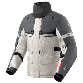 Motorcycle Coats REV'IT Poseidon 3 GTX Silver Anthracite