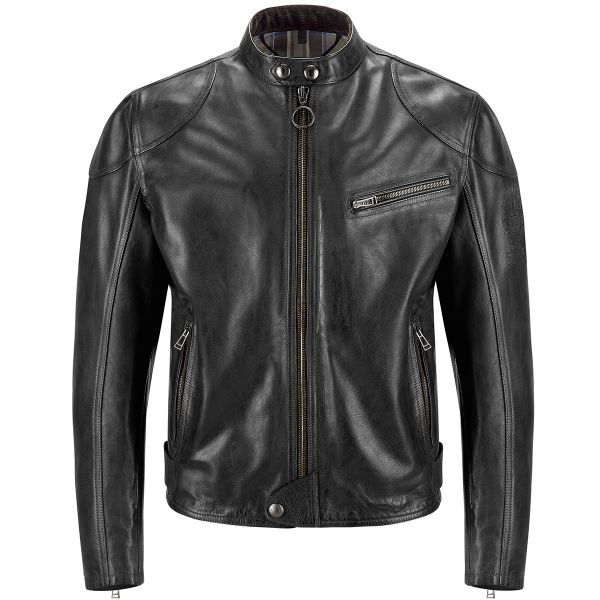 Motorcycle jacket Belstaff Supreme Black ready to ship | iCasque.co.uk